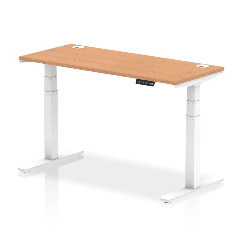 OE - Air Height Adjustable Slimline Desk With Cable Ports - Image 39