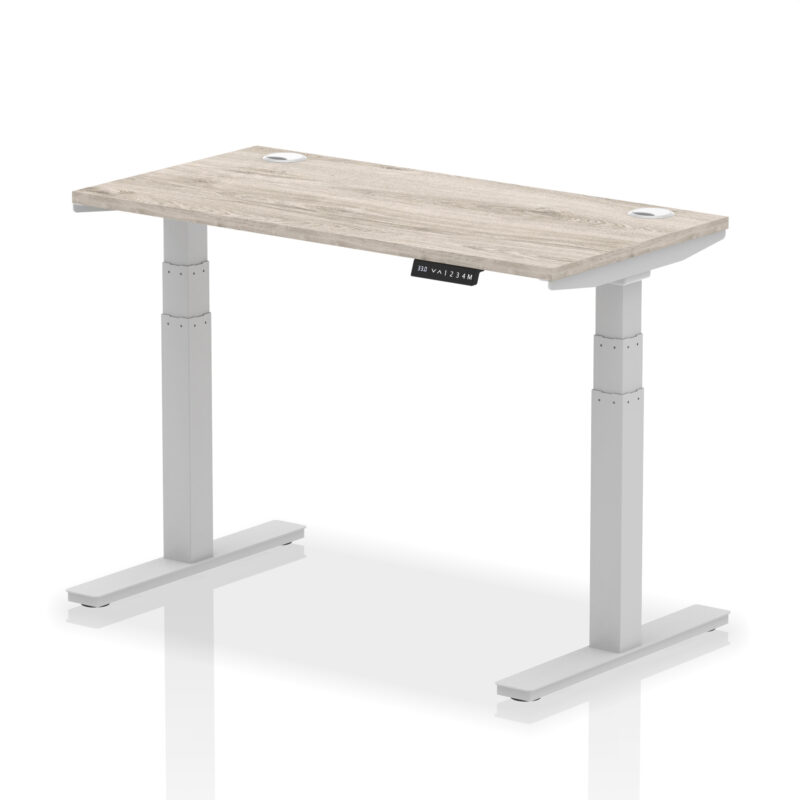 OE - Air Height Adjustable Slimline Desk With Cable Ports - Image 42