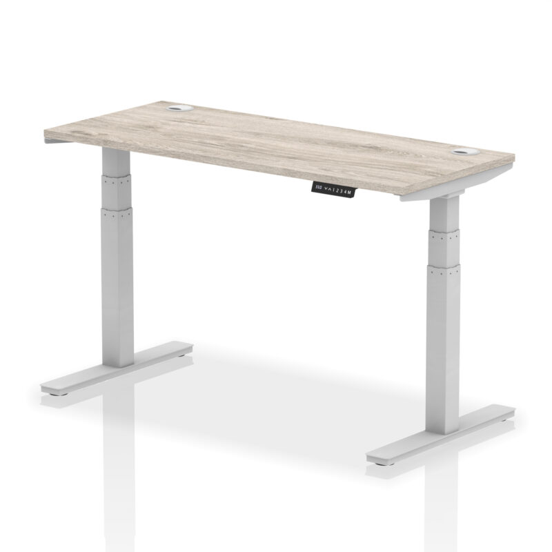 OE - Air Height Adjustable Slimline Desk With Cable Ports - Image 43