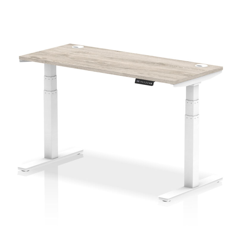 OE - Air Height Adjustable Slimline Desk With Cable Ports - Image 47