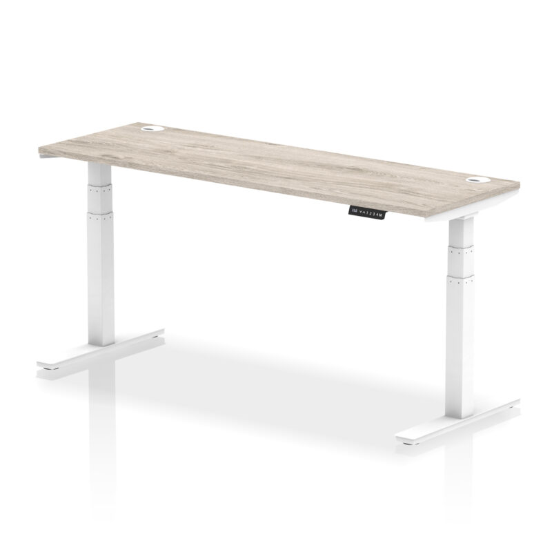OE - Air Height Adjustable Slimline Desk With Cable Ports - Image 49