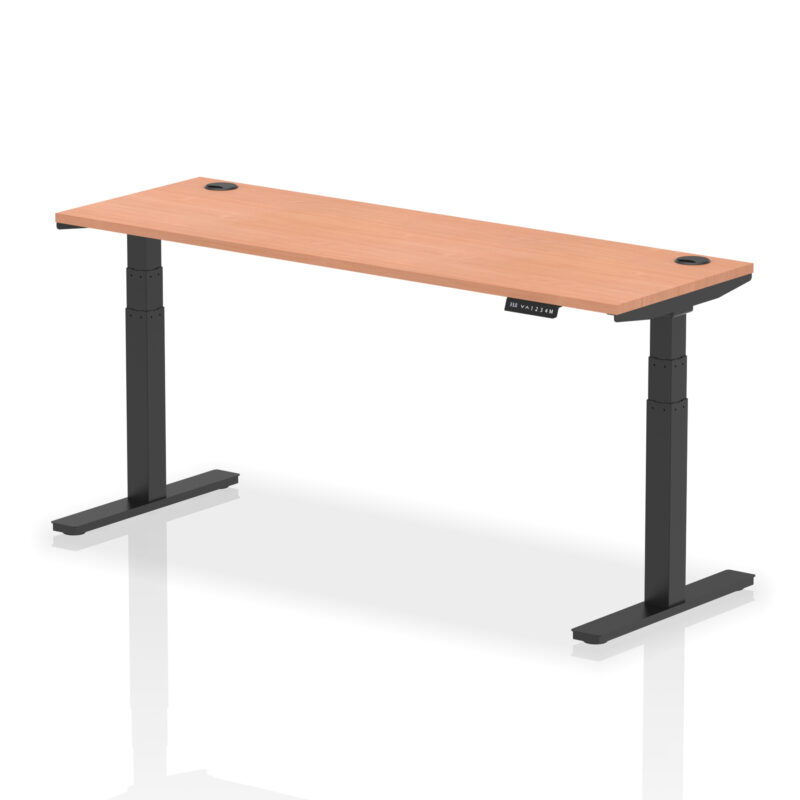 OE - Air Height Adjustable Slimline Desk With Cable Ports - Image 52
