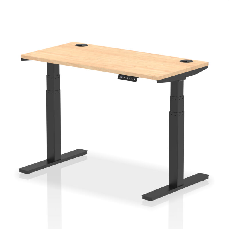 OE - Air Height Adjustable Slimline Desk With Cable Ports - Image 61