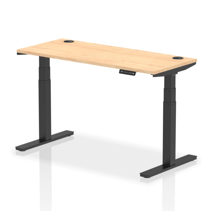 OE - Air Height Adjustable Slimline Desk With Cable Ports - Image 62