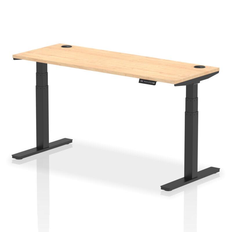 OE - Air Height Adjustable Slimline Desk With Cable Ports - Image 63