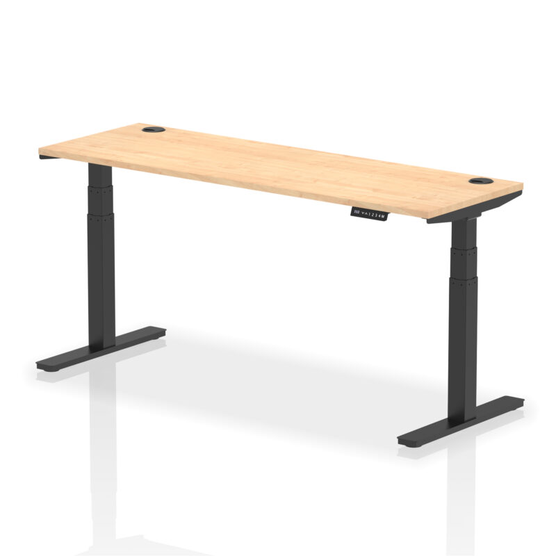 OE - Air Height Adjustable Slimline Desk With Cable Ports - Image 64