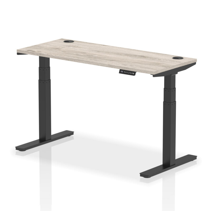 OE - Air Height Adjustable Slimline Desk With Cable Ports - Image 70