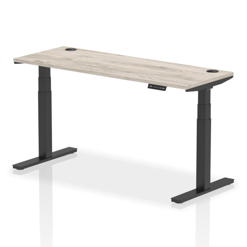 OE - Air Height Adjustable Slimline Desk With Cable Ports - Image 71