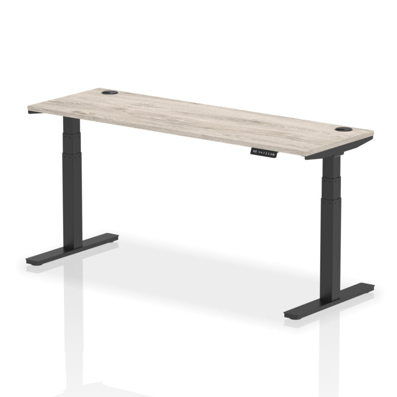 OE - Air Height Adjustable Slimline Desk With Cable Ports - Image 72