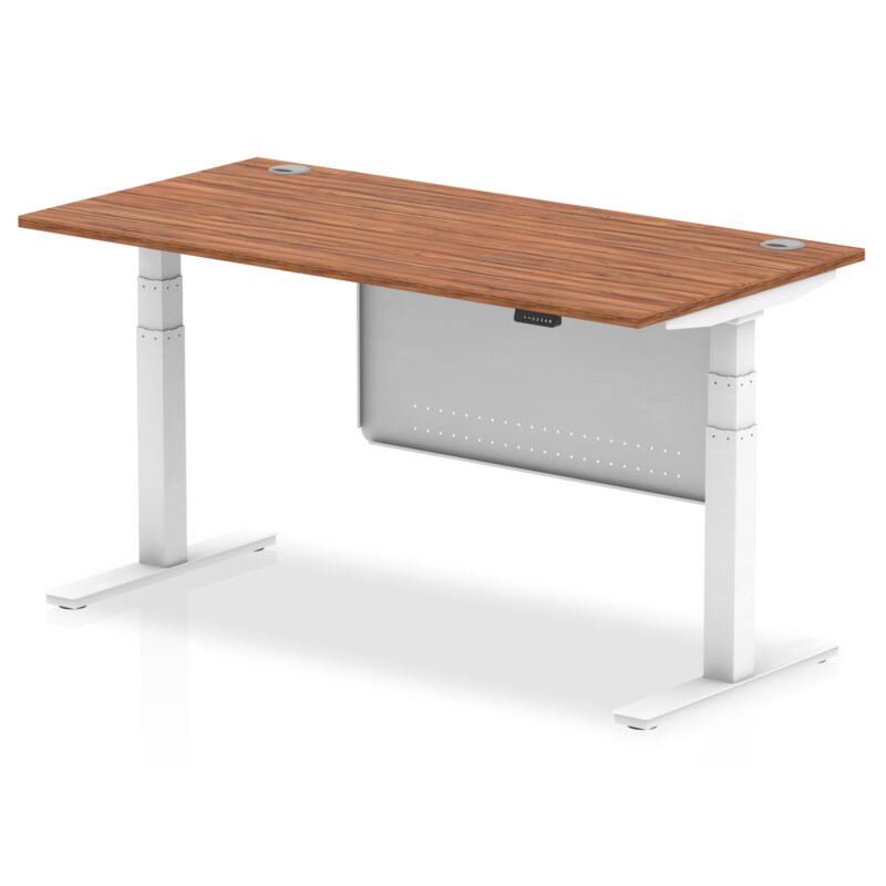 OE - Air Height Adjustable Desk with Cable Ports with Steel Modesty Panel - Image 28