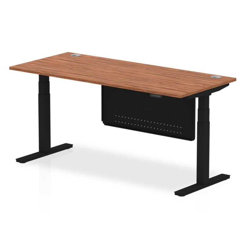 OE - Air Height Adjustable Desk with Cable Ports with Steel Modesty Panel - Image 56