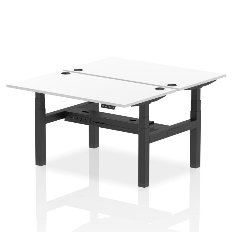 OE - Air Back-to-Back Height Adjustable Bench Desk - 2 Person - Image 34