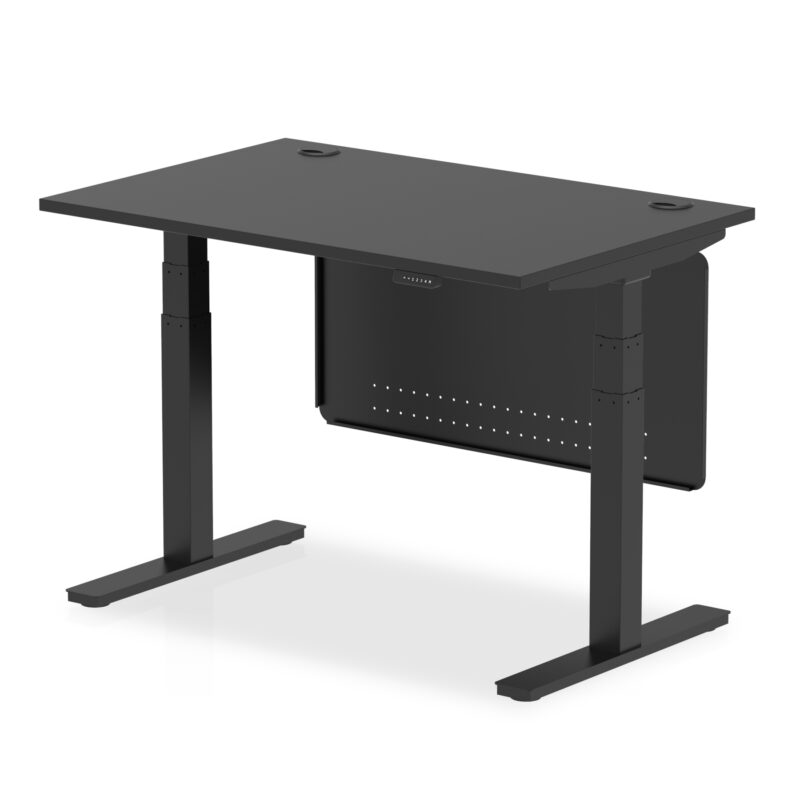 OE - Air Height Adjustable Desk with Cable Ports with Steel Modesty Panel - Image 73