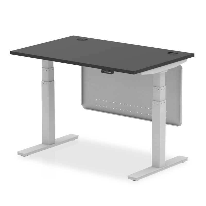 OE - Air Height Adjustable Desk with Cable Ports with Steel Modesty Panel - Image 74