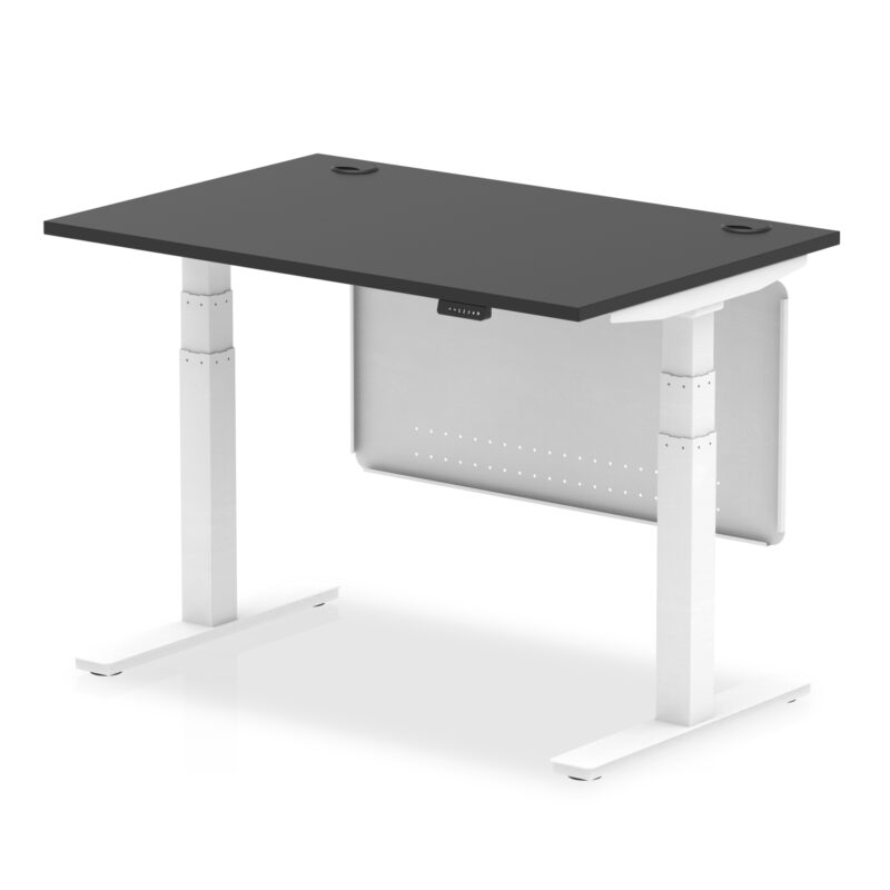 OE - Air Height Adjustable Desk with Cable Ports with Steel Modesty Panel - Image 75