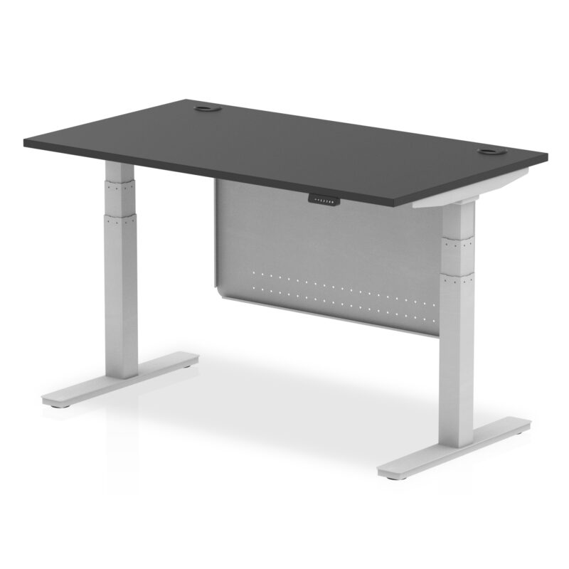 OE - Air Height Adjustable Desk with Cable Ports with Steel Modesty Panel - Image 77