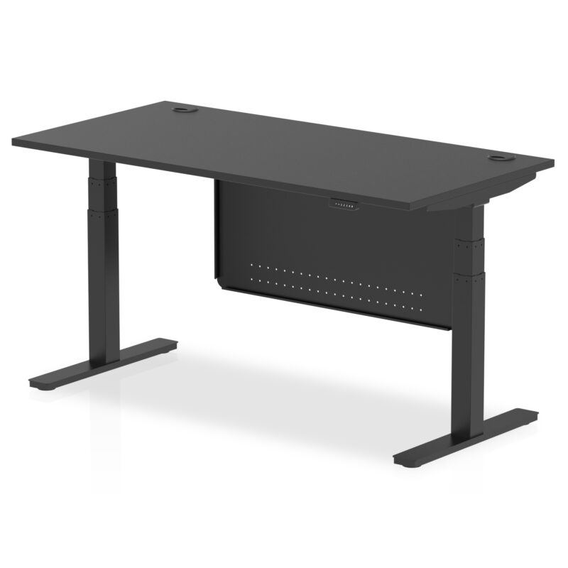 OE - Air Height Adjustable Desk with Cable Ports with Steel Modesty Panel - Image 79