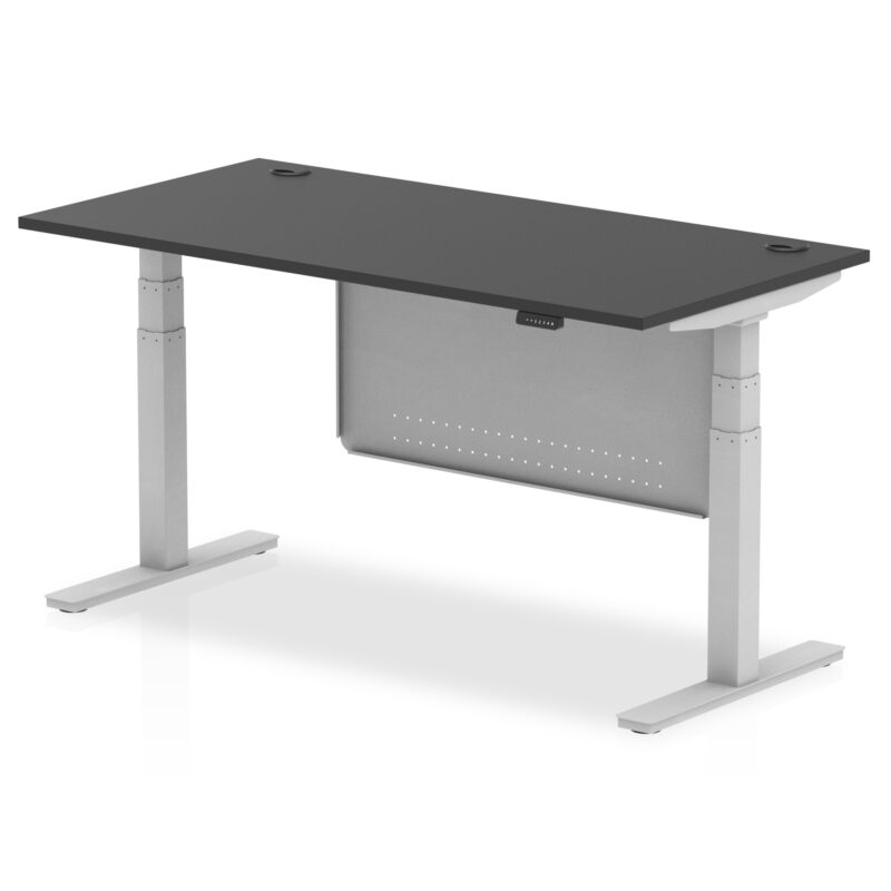 OE - Air Height Adjustable Desk with Cable Ports with Steel Modesty Panel - Image 80
