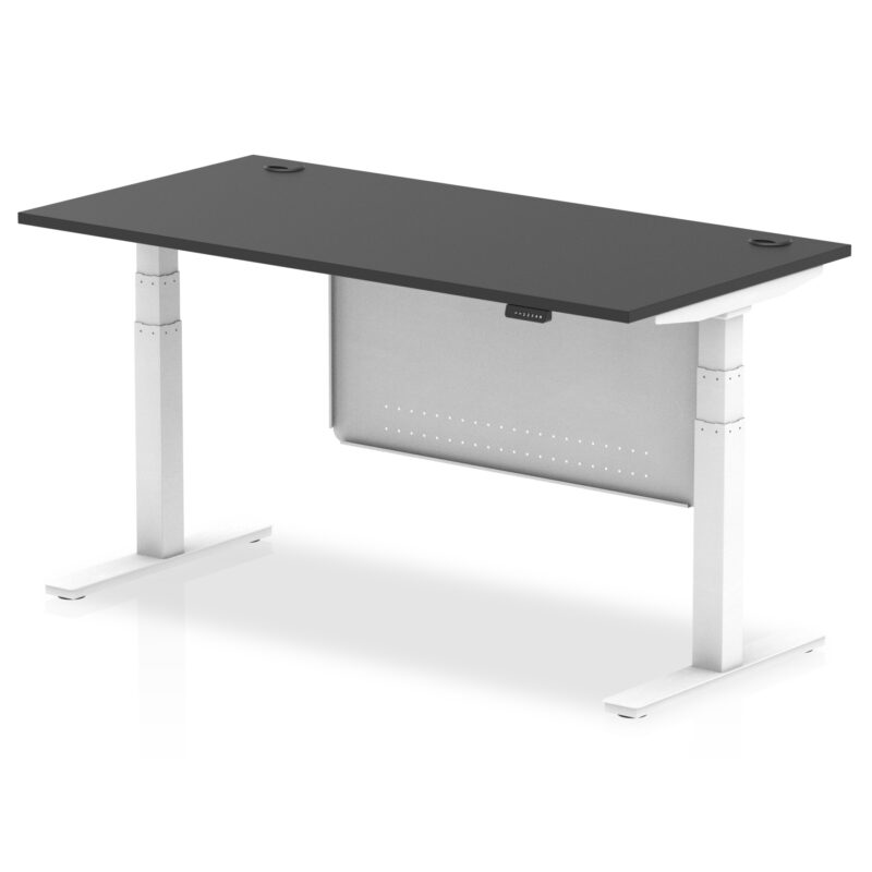 OE - Air Height Adjustable Desk with Cable Ports with Steel Modesty Panel - Image 81
