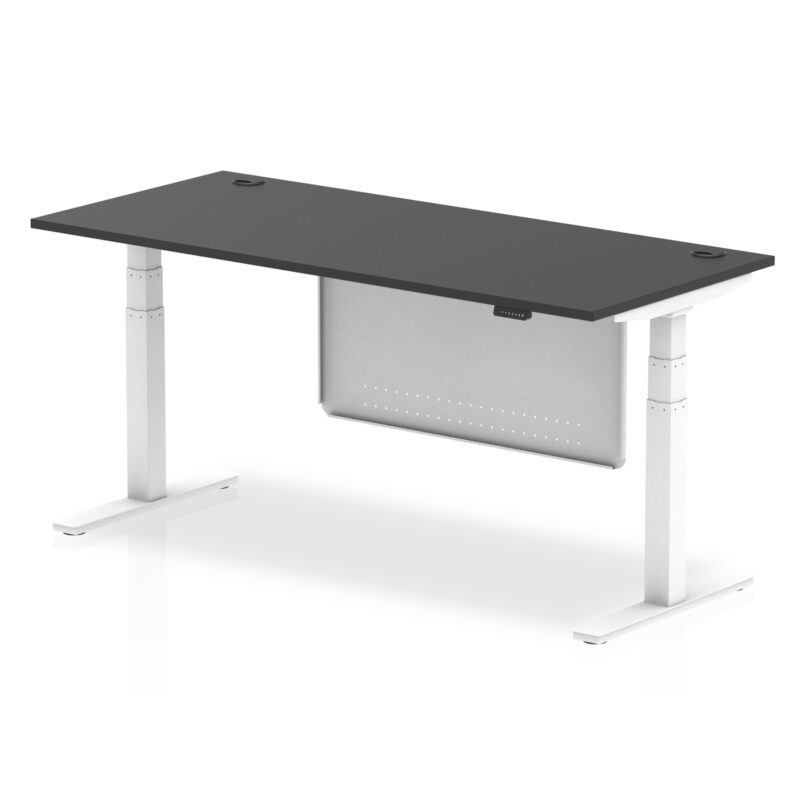 OE - Air Height Adjustable Desk with Cable Ports with Steel Modesty Panel - Image 84