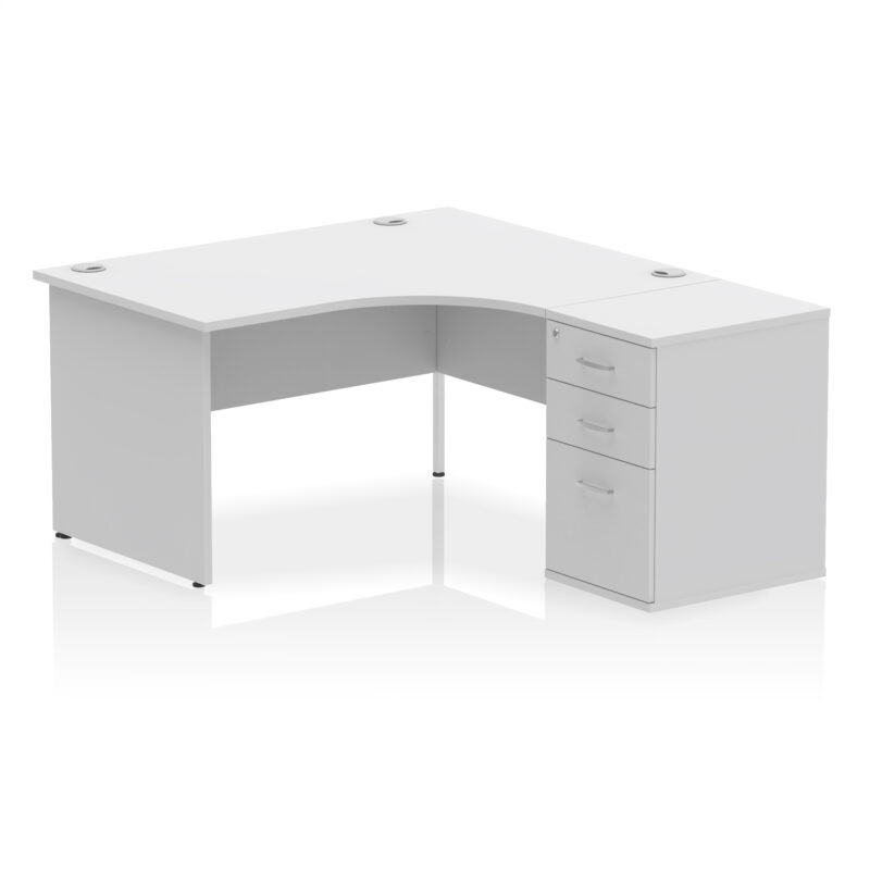 OE - Impulse Panel End Crescent Desk Workstation - Image 14