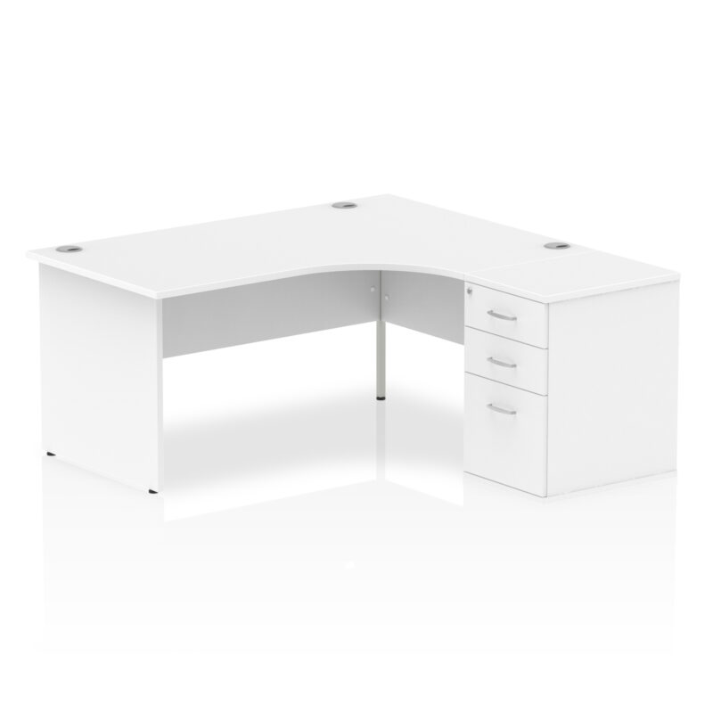 OE - Impulse Panel End Crescent Desk Workstation - Image 18