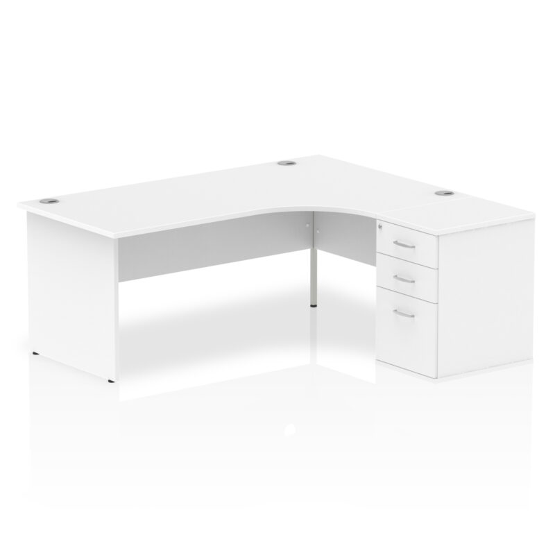 OE - Impulse Panel End Crescent Desk Workstation - Image 22