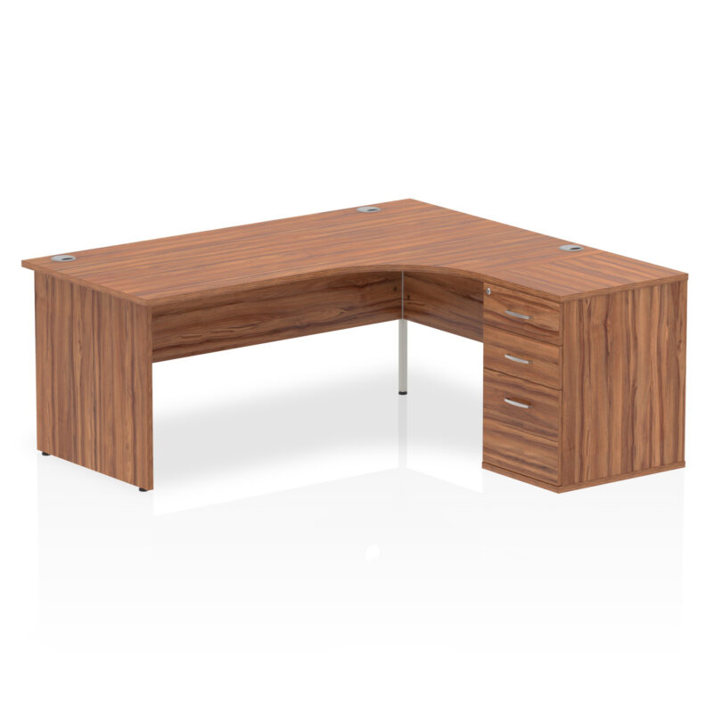 OE - Impulse Panel End Crescent Desk Workstation - Image 23