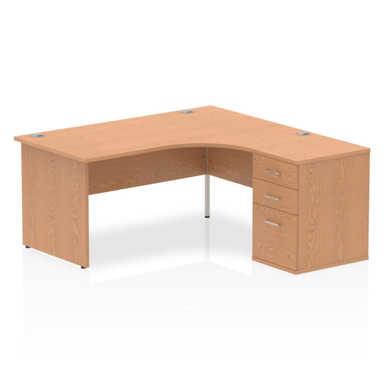 OE - Impulse Panel End Crescent Desk Workstation - Image 29
