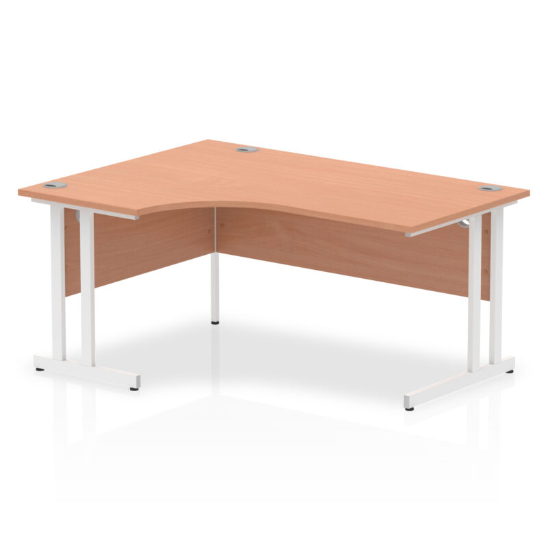 OE - Impulse 1600mm Left Crescent Desk Cantilever Leg - Image 6