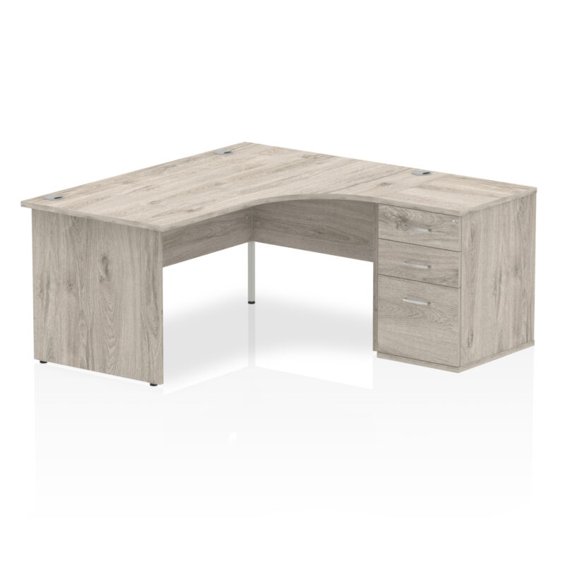 OE - Impulse Panel End Crescent Desk Workstation - Image 32