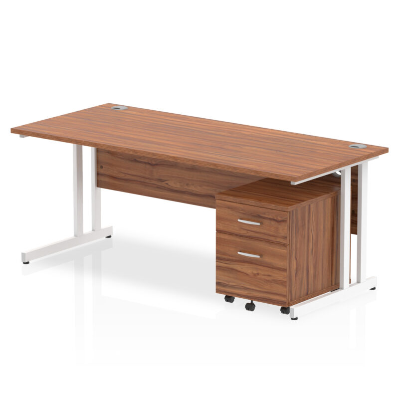 OE - Impulse 1800mm Cantilever Straight Desk With Mobile Pedestal - Image 9