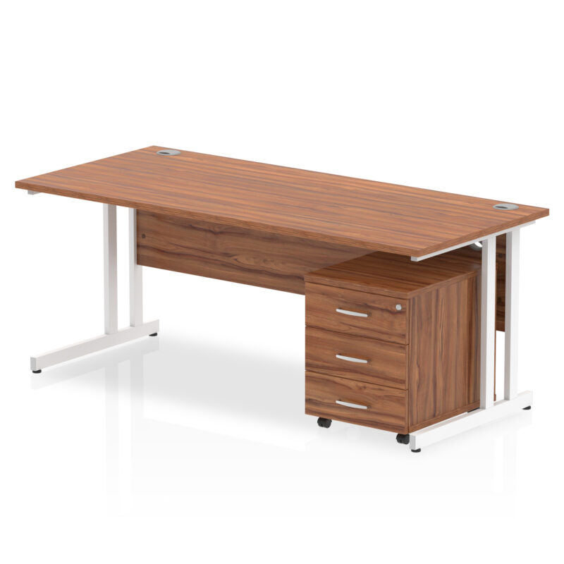 OE - Impulse 1800mm Cantilever Straight Desk With Mobile Pedestal - Image 13