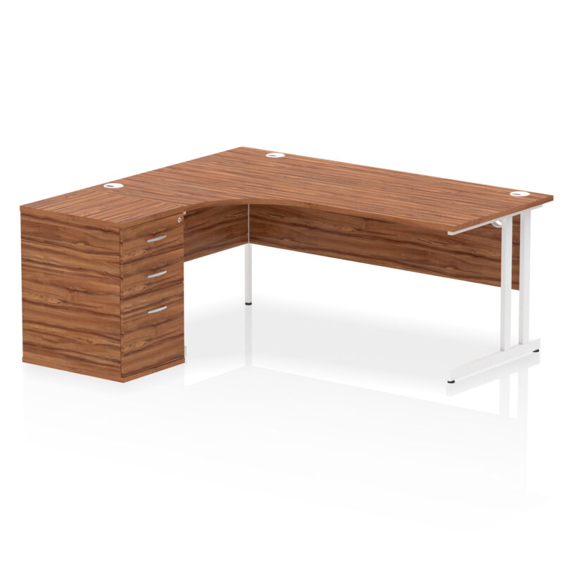 OE - Impulse 1800mm Cantilever Left Crescent Desk Workstation - Image 12