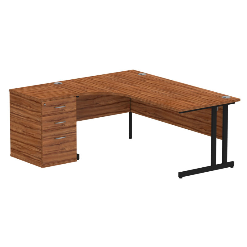 OE - Impulse 1800mm Cantilever Left Crescent Desk Workstation - Image 18