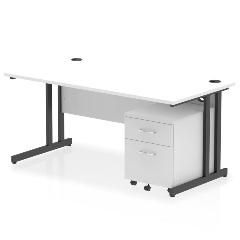 OE - Impulse 1600mm Cantilever Straight Desk With Mobile Pedestal - Image 20