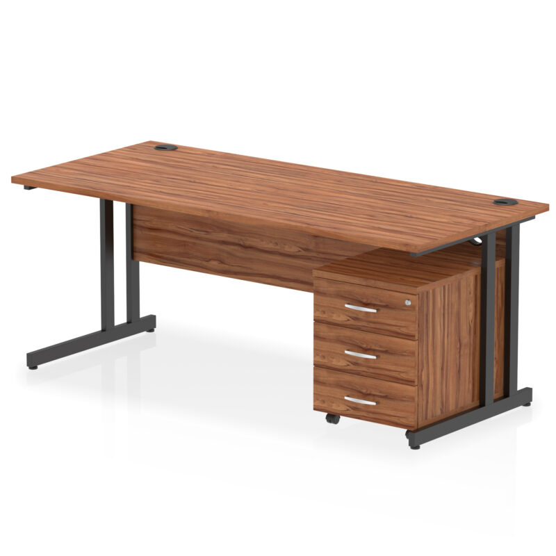 OE - Impulse 1800mm Cantilever Straight Desk With Mobile Pedestal - Image 27
