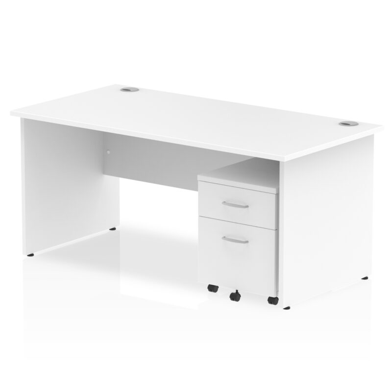 OE - Impulse Panel End Straight Desk With Mobile Pedestal - Image 15