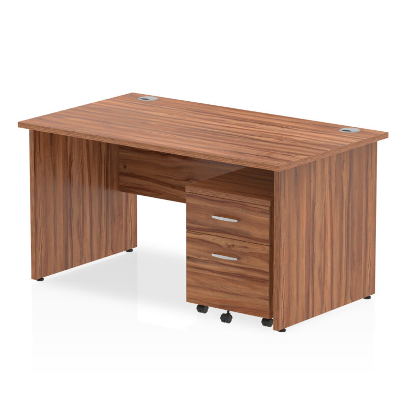 OE - Impulse Panel End Straight Desk With Mobile Pedestal - Image 18