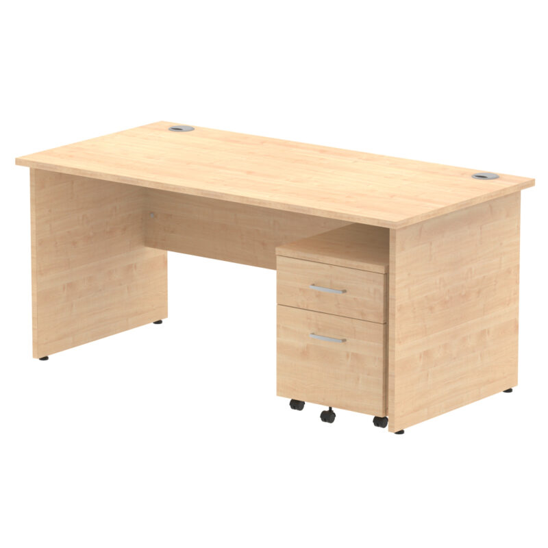 OE - Impulse Panel End Straight Desk With Mobile Pedestal - Image 23