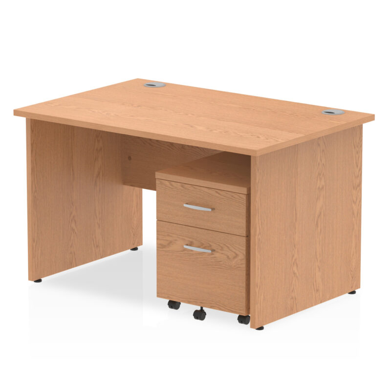 OE - Impulse Panel End Straight Desk With Mobile Pedestal - Image 25