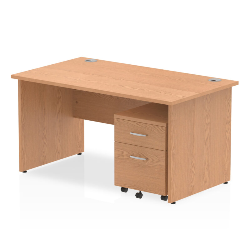 OE - Impulse Panel End Straight Desk With Mobile Pedestal - Image 26