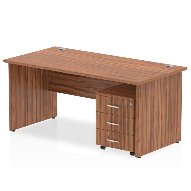 OE - Impulse Panel End Straight Desk With Mobile Pedestal - Image 40