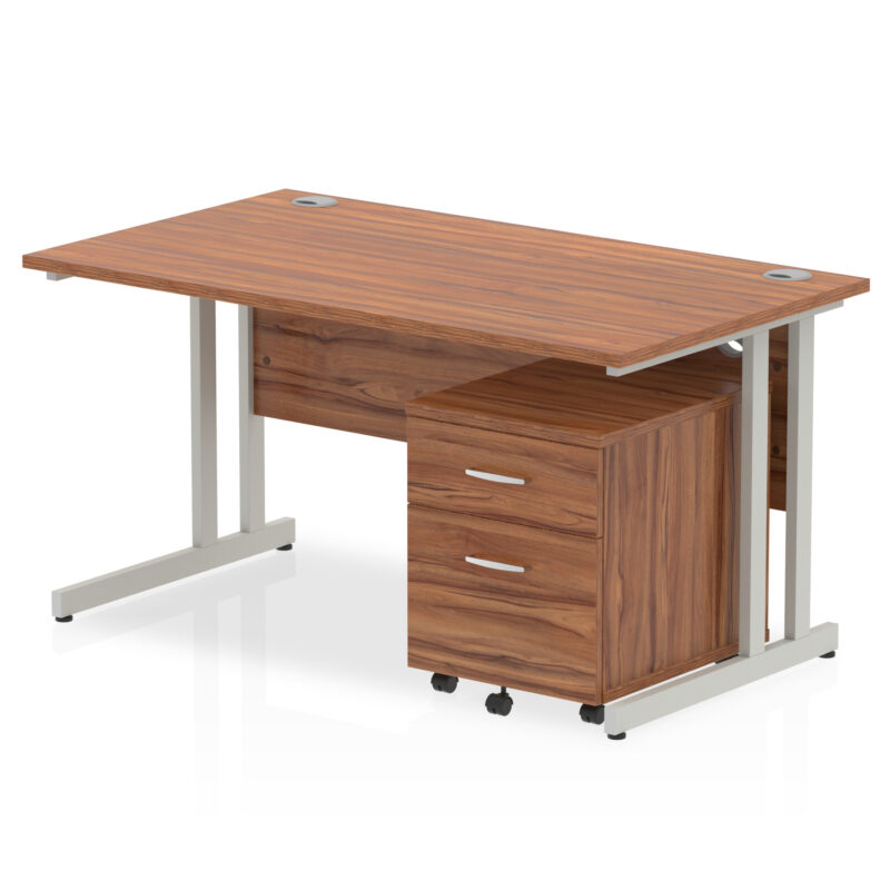 OE - Impulse 1400mm Cantilever Straight Desk With Mobile Pedestal - Image 29