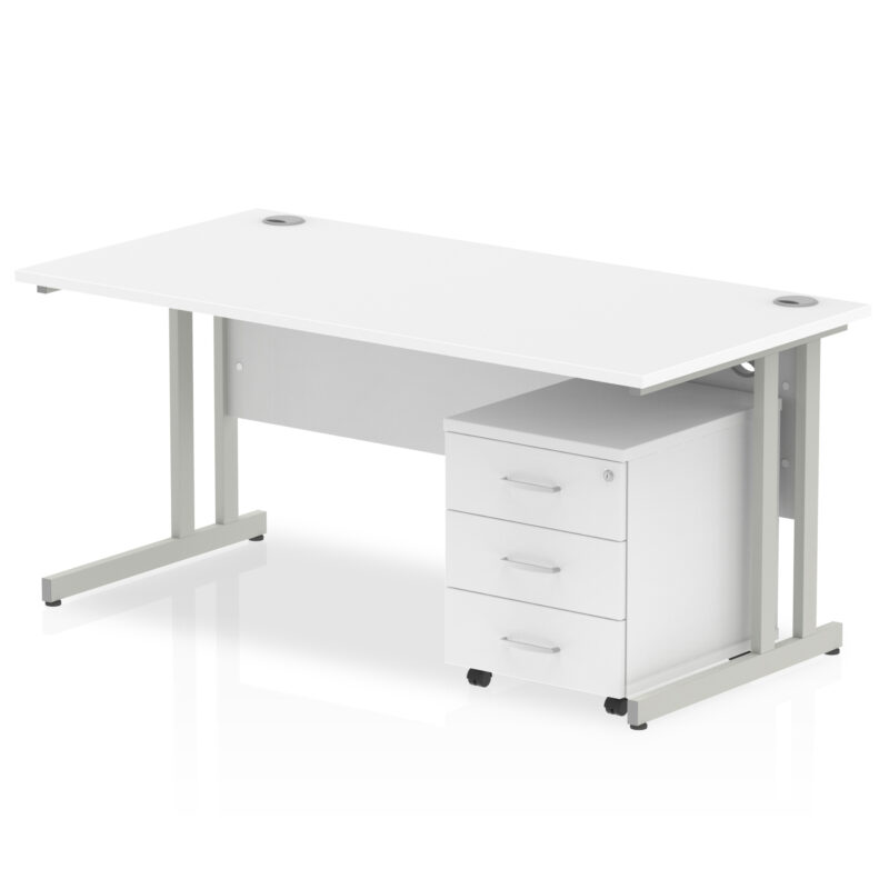 OE - Impulse 1800mm Cantilever Straight Desk With Mobile Pedestal - Image 33