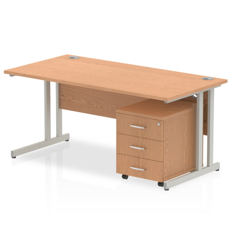 OE - Impulse 1800mm Cantilever Straight Desk With Mobile Pedestal - Image 36