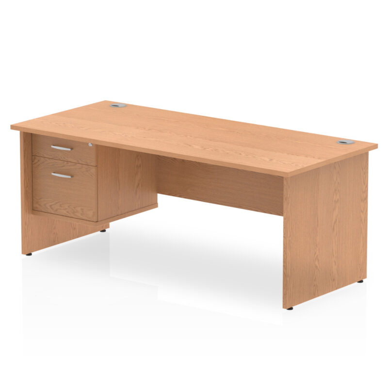 OE - Impulse 1800mm Panel End Straigh Desk With Single Fixed Pedestal - Image 11