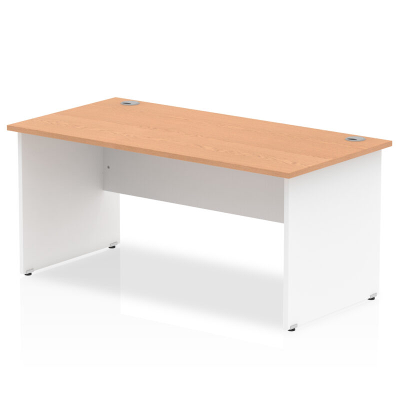 OE - Impulse 1600mm Straight Desk Panel End Leg Two Tone - Image 3
