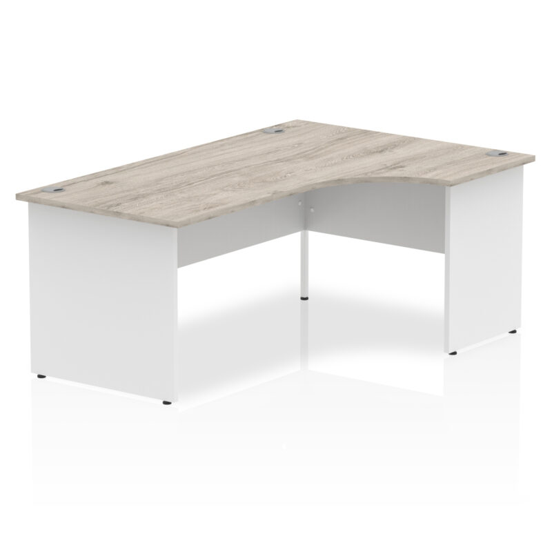 OE - Impulse 1800mm Right Crescent Desk Panel End Leg Two Tone - Image 5